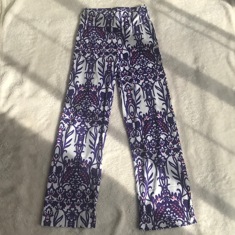 Bohemian High Waist Palazzo Pants